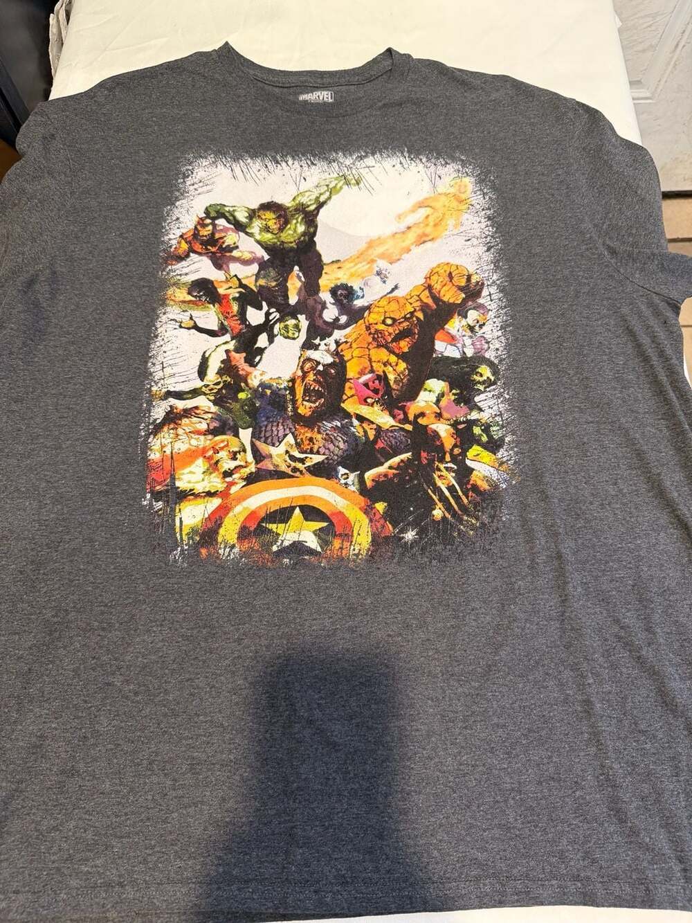 Marvel Zombies Horde Graphic T-Shirt Mad Engine Charcoal Heather